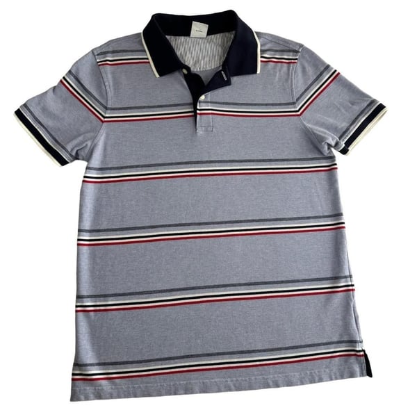 Brooks Brothers 1818 slim fit Polo Shirt Size M Striped Cotton