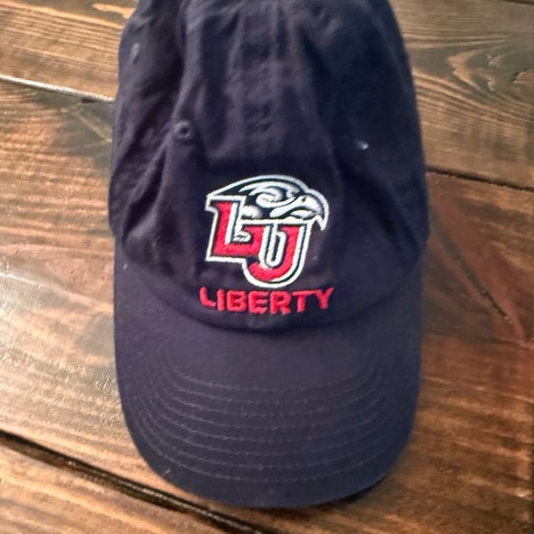 Captivating Liberty University Flames Navy Blue Baseball Cap Hat