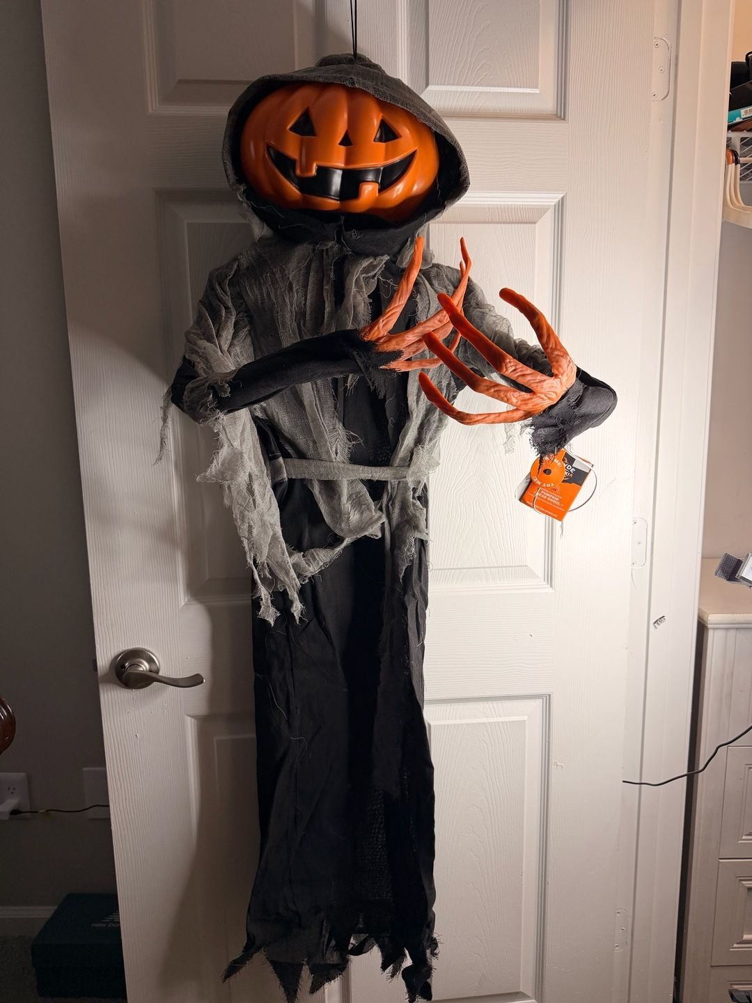 Hyde and EEK! Boutique Halloween Pumpkin Ghoul Hanging Prop 1