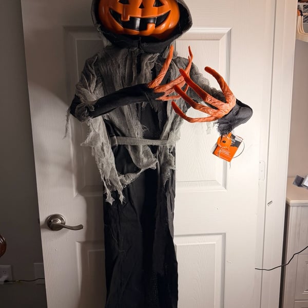 Hyde and EEK! Boutique Halloween Pumpkin Ghoul Hanging Prop
