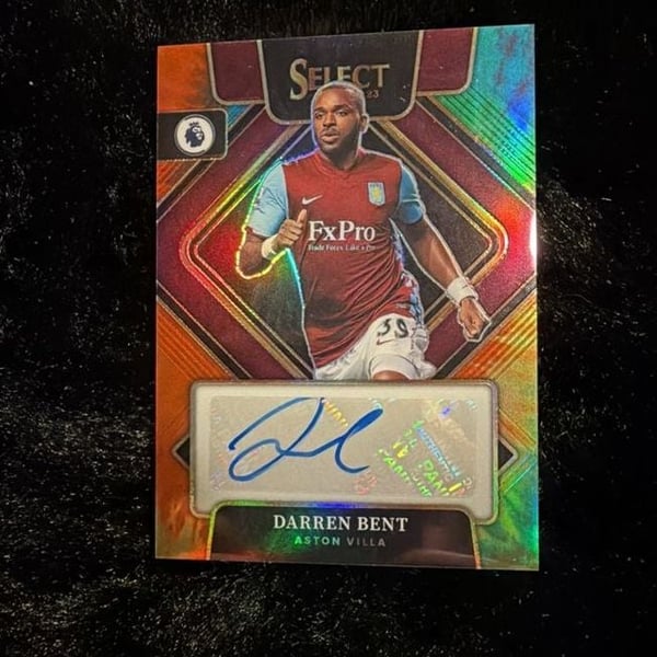 Panini Darren Bent Select Signatures Prizm Auto Aston Villa 16/25 #S-DBT