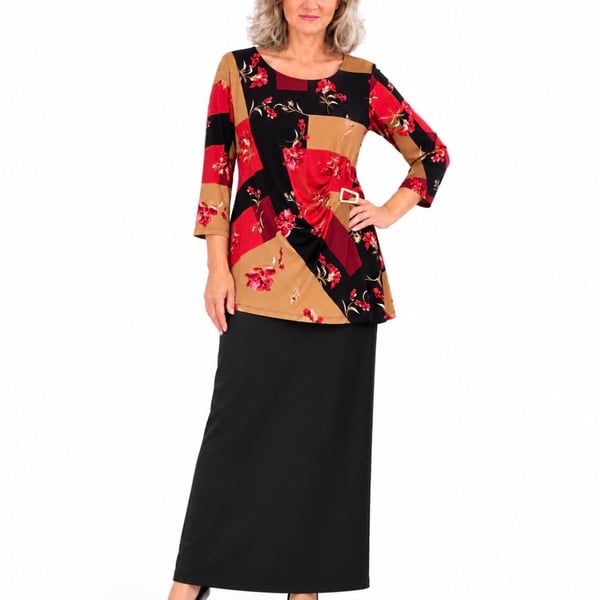 Emma James Skirt Size 10 Black Maxi