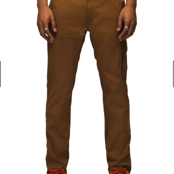 PrAna Stretch Zion Slim Pant II Size 28x34 Sepia Brown Hiking