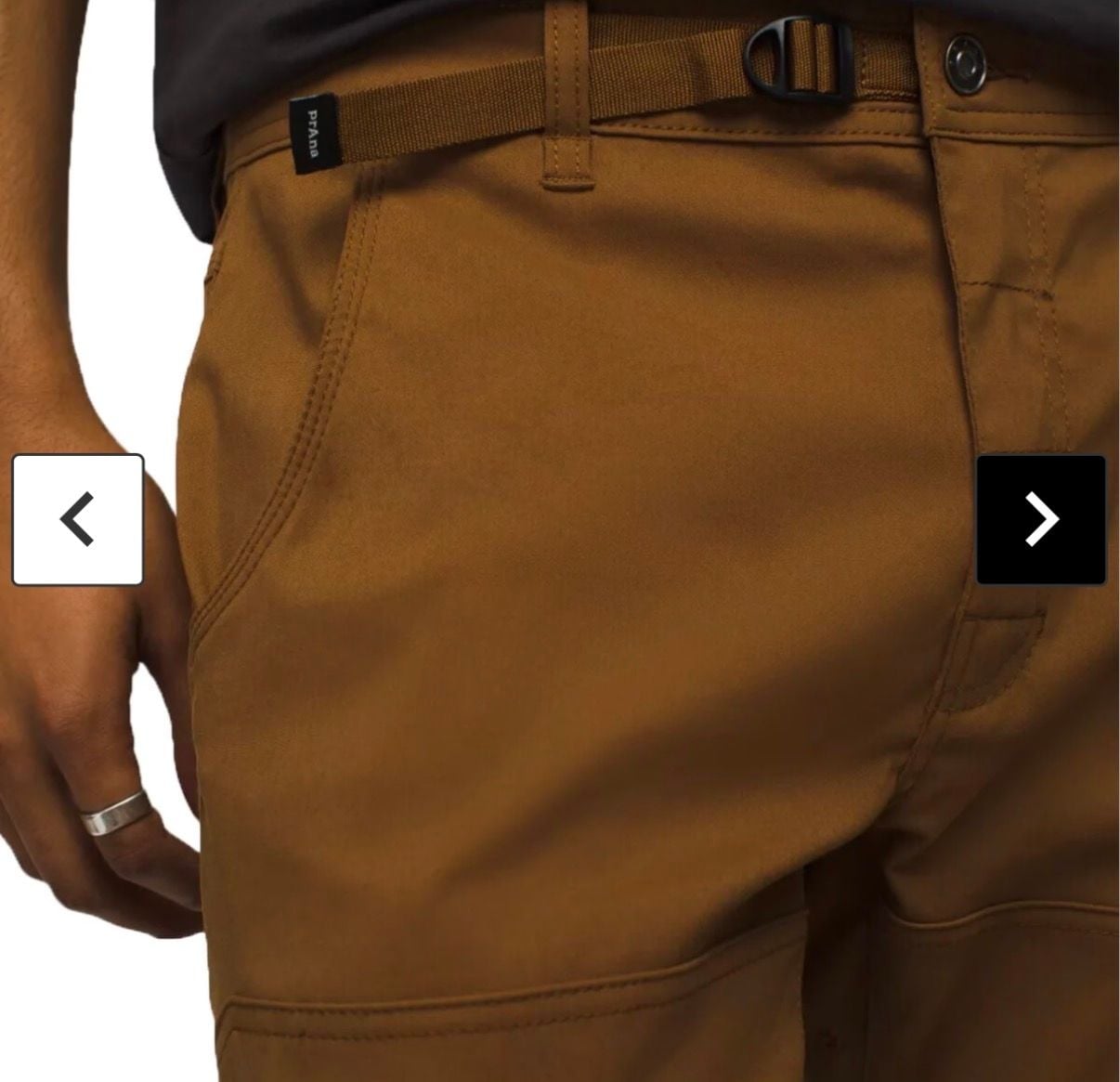 PrAna Stretch Zion Slim Pant II Size 28x34 Sepia Brown Hiking 3