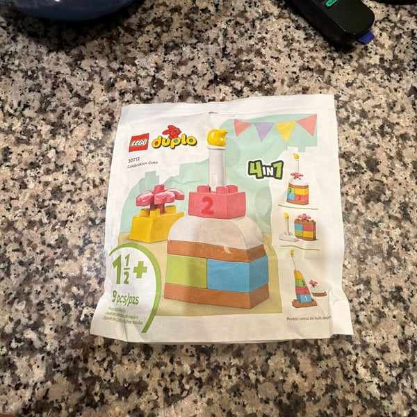 LEGO Duplo 30712 Celebration Cake 4-in-1 Polybag Sealed Lot of 2