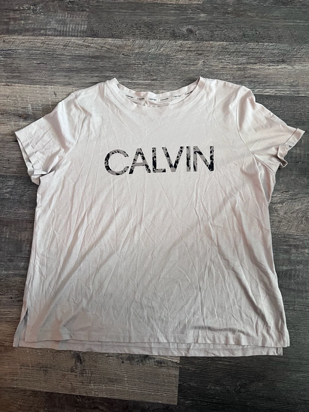 Calvin Klein T-Shirt XXL Animal Mix Spray Logo Crewneck 2