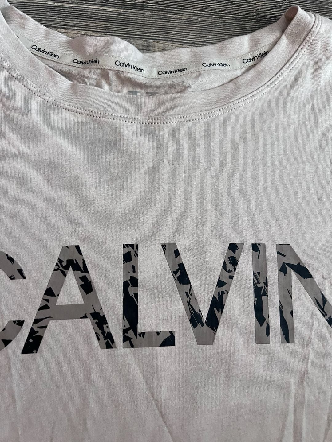 Calvin Klein T-Shirt XXL Animal Mix Spray Logo Crewneck 4