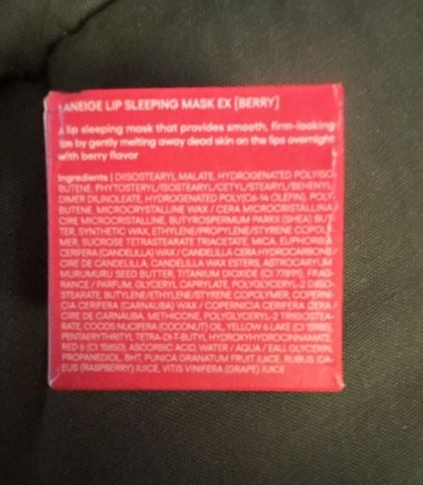 NWT LANEIGE Lip Sleeping Mask Berry Full Size 3