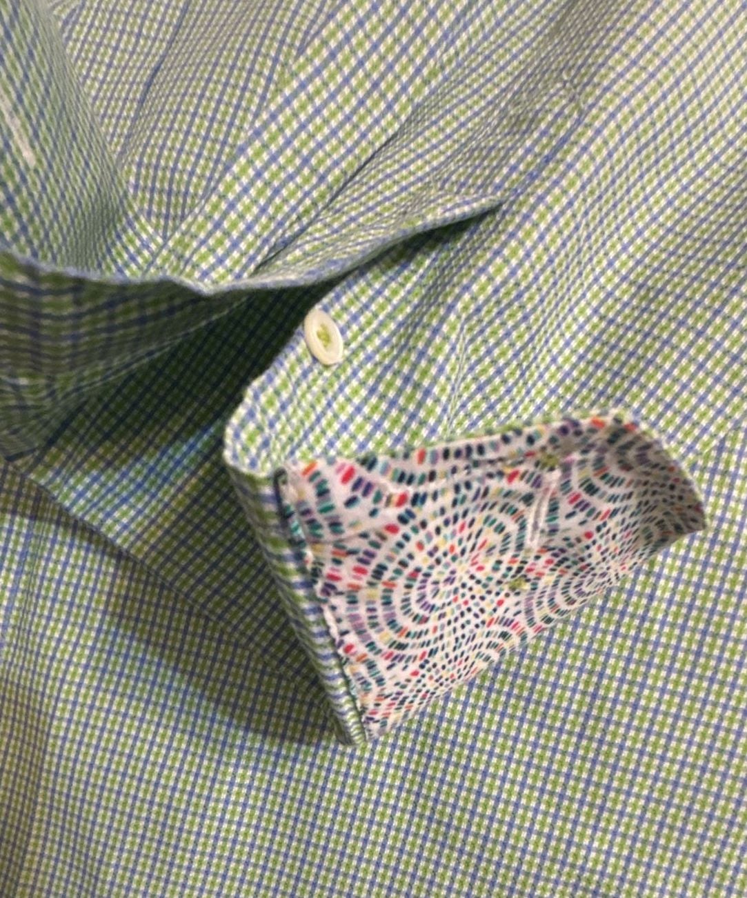 Bugatchi Shaped Fit Size 16 D84518L40S Plaid Long Sleeve Button Up Shirt 5