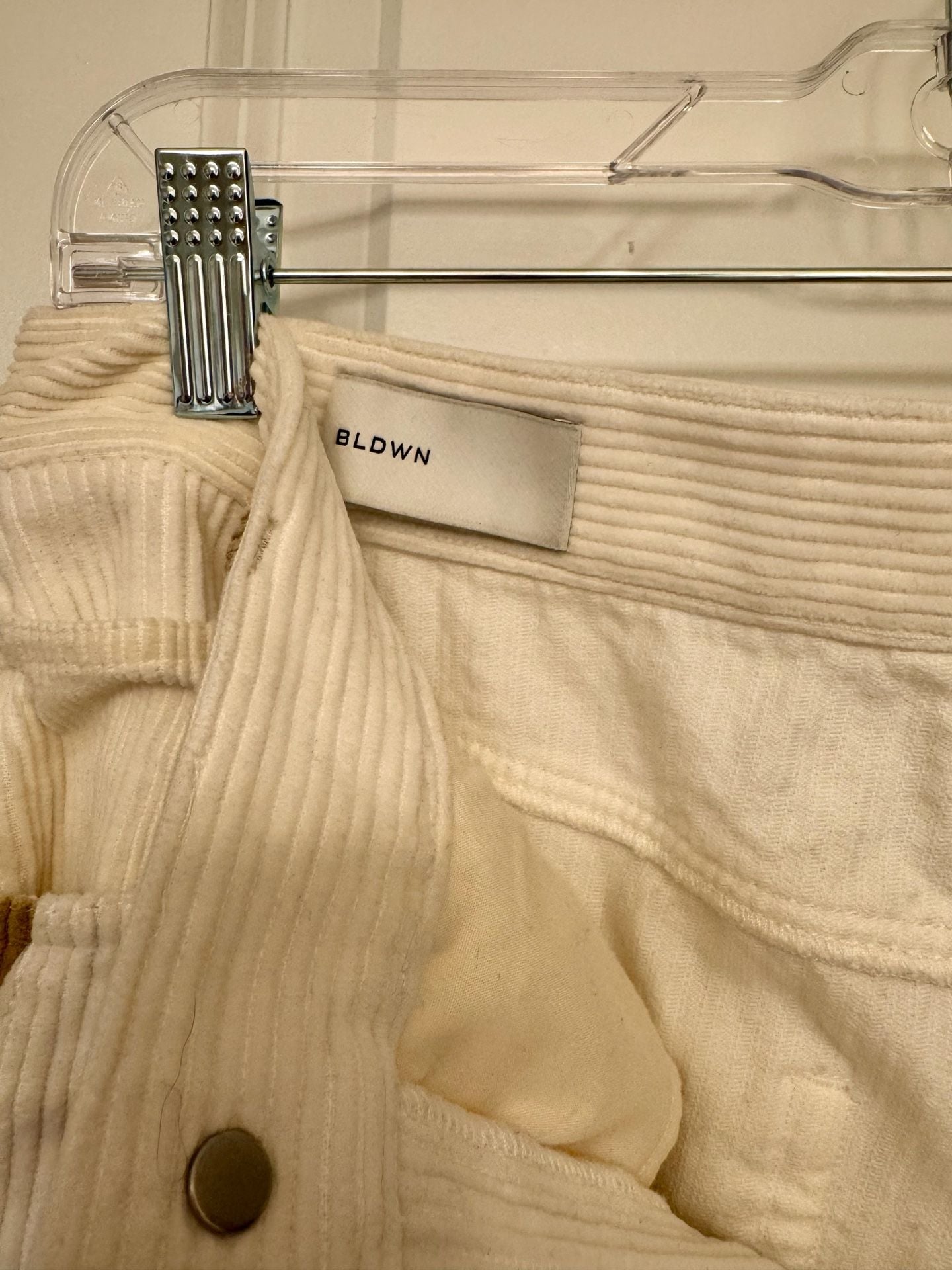 BLDWN High Rise Wide Leg Corduroy Pants Size 28 4