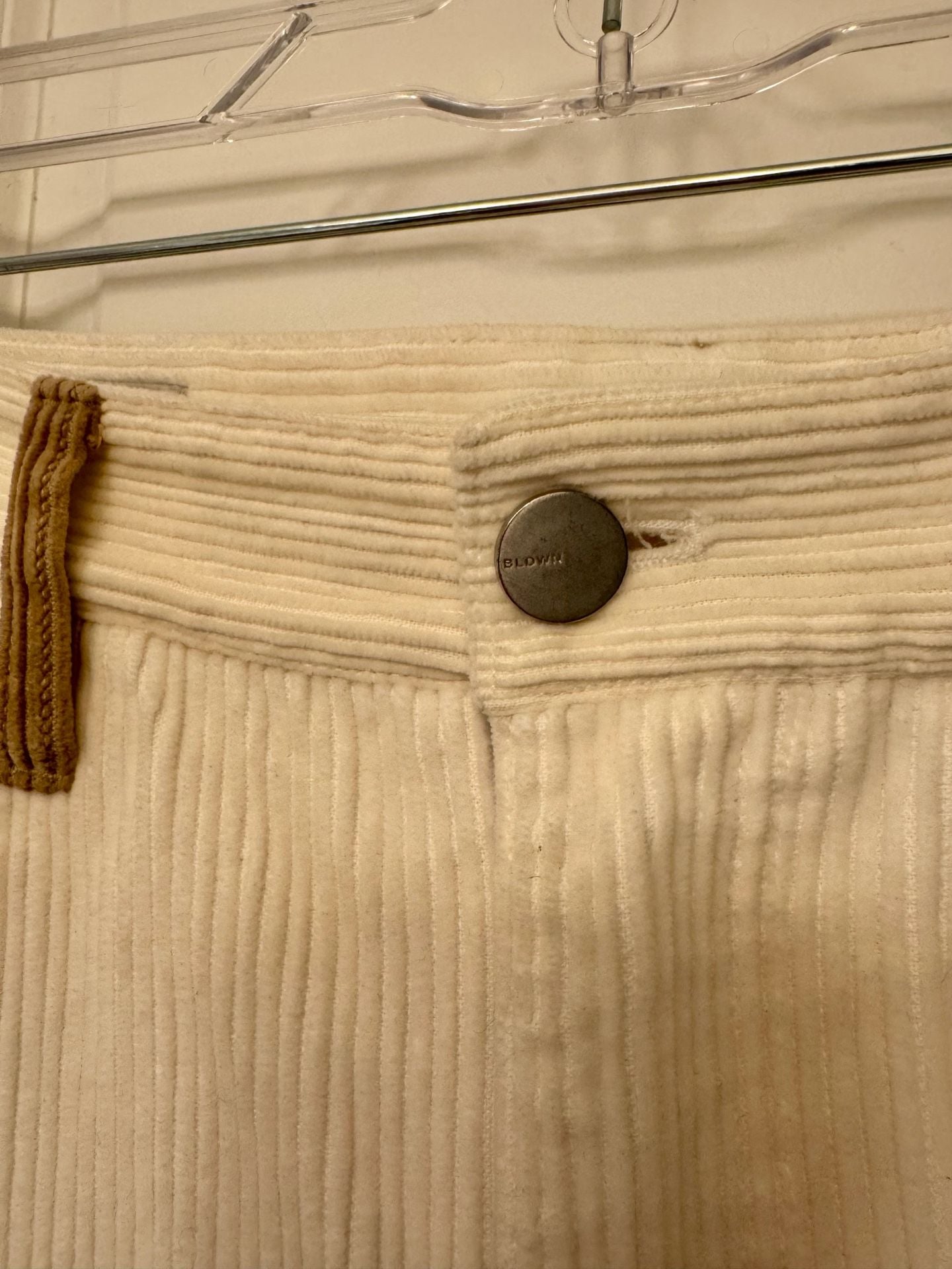 BLDWN High Rise Wide Leg Corduroy Pants Size 28 5