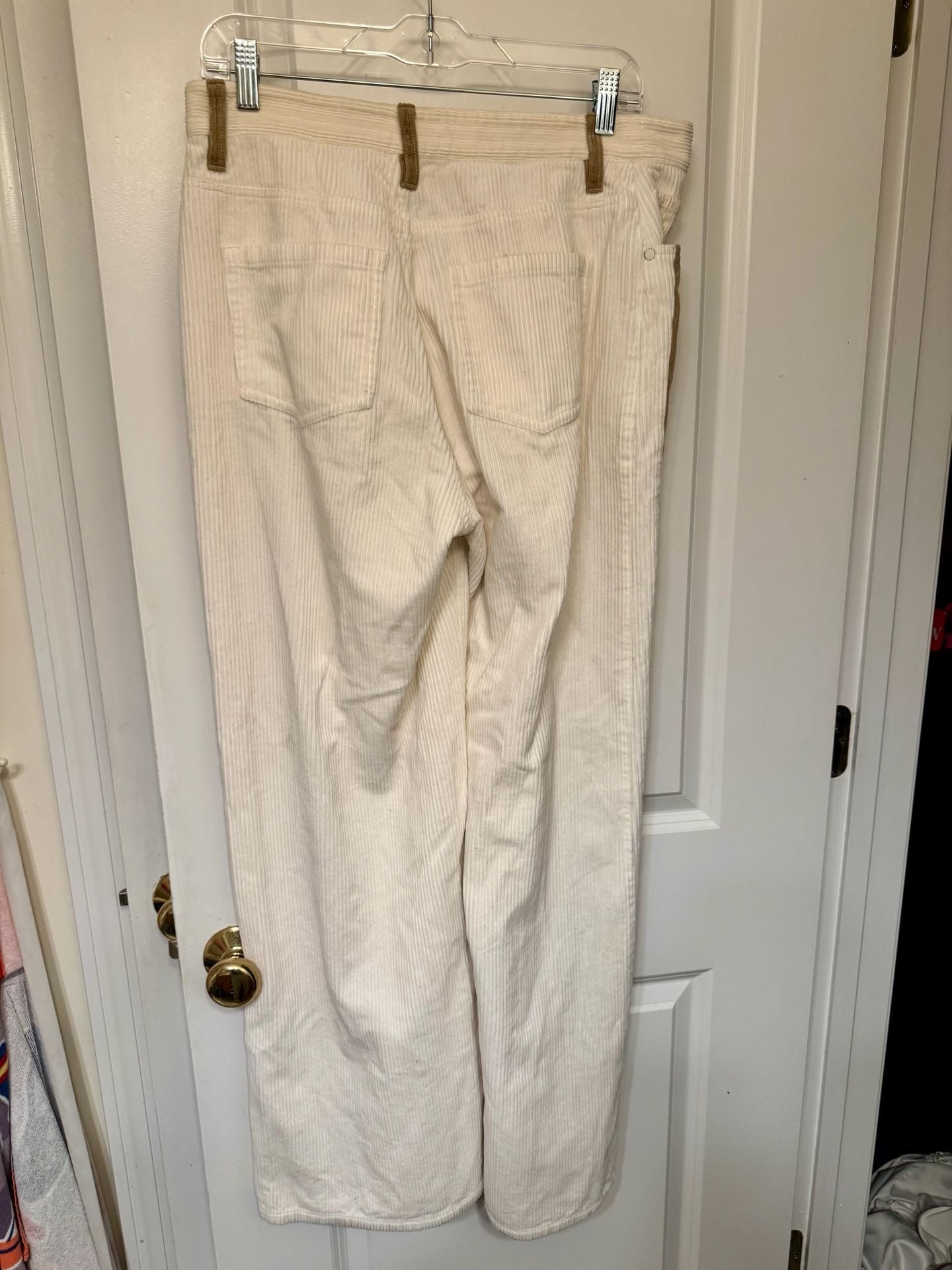 BLDWN High Rise Wide Leg Corduroy Pants Size 28 6