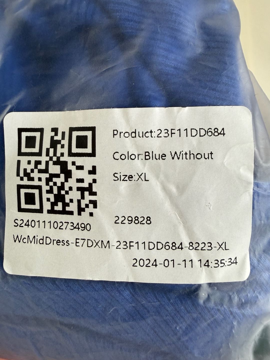Halara Midi Dress Size XL Blue Ribbed Tie Belt Strap 9