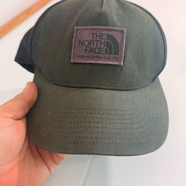The North Face Mudder Trucker Hat Green California Heritage