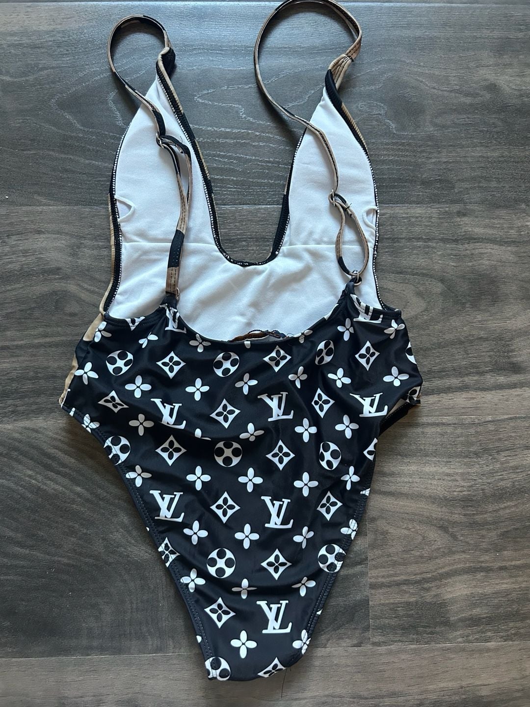 Louis Vuitton Flower Foulard Swimsuit Size S Monogram 7