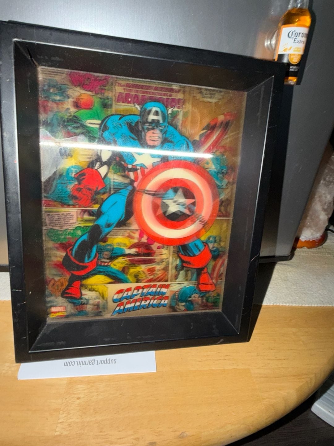 Marvel Comics Captain America 3D Hologram Framed Picture Wall Art 1