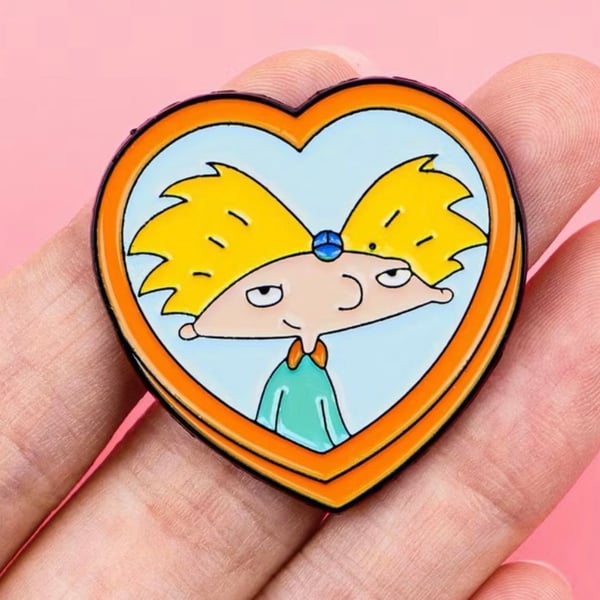 Nickelodeon Hey Arnold Helga Locket Enamel Pin