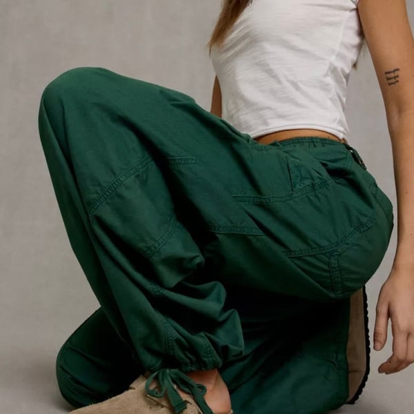 BDG Sunridge Mid-Rise Cargo Balloon Pants Size M