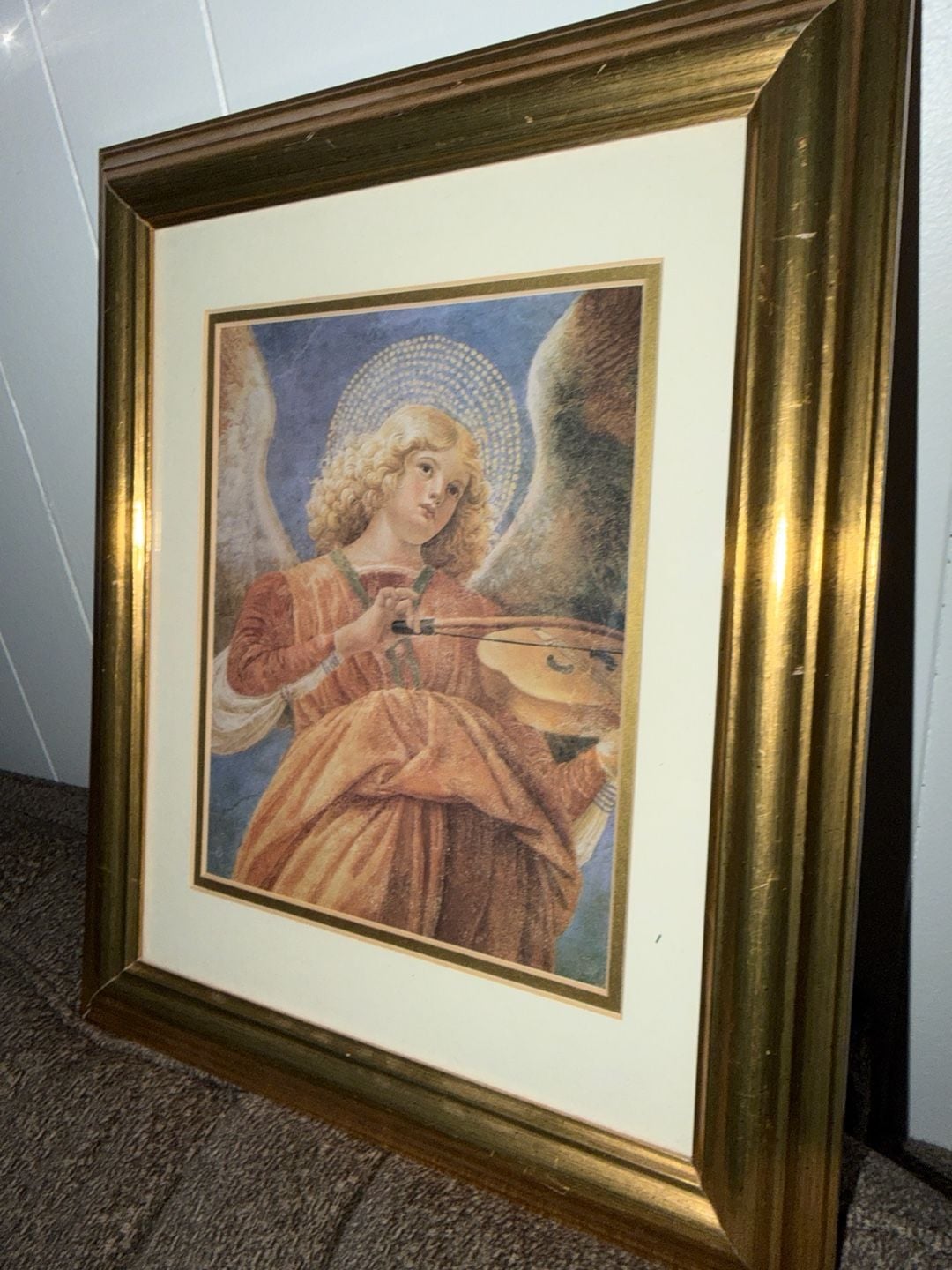 Melozzo da Forli Angel with Violin Framed Art Print 1