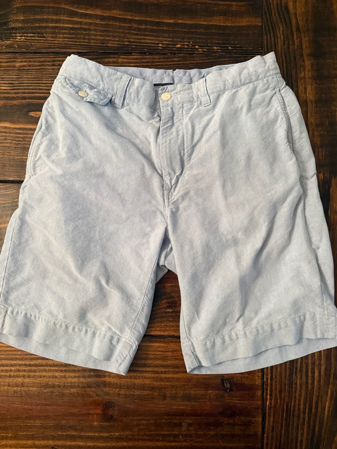 Men’s Polo Ralph Lauren Chino Shorts Size 30 Classic Fit Blue Cotton 2