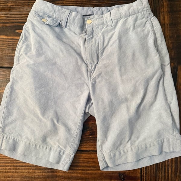 Men’s Polo Ralph Lauren Chino Shorts Size 30 Classic Fit Blue Cotton