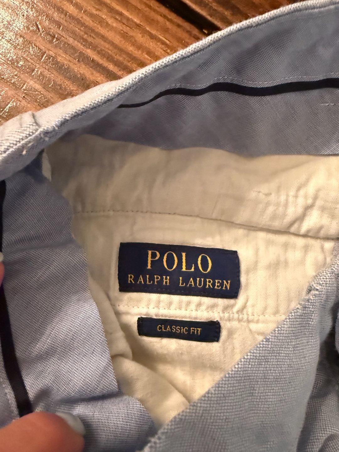 Men’s Polo Ralph Lauren Chino Shorts Size 30 Classic Fit Blue Cotton 3