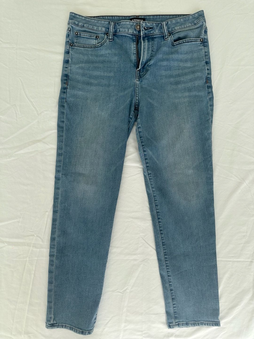 Express Jeans Blue Denim Light Wash 2