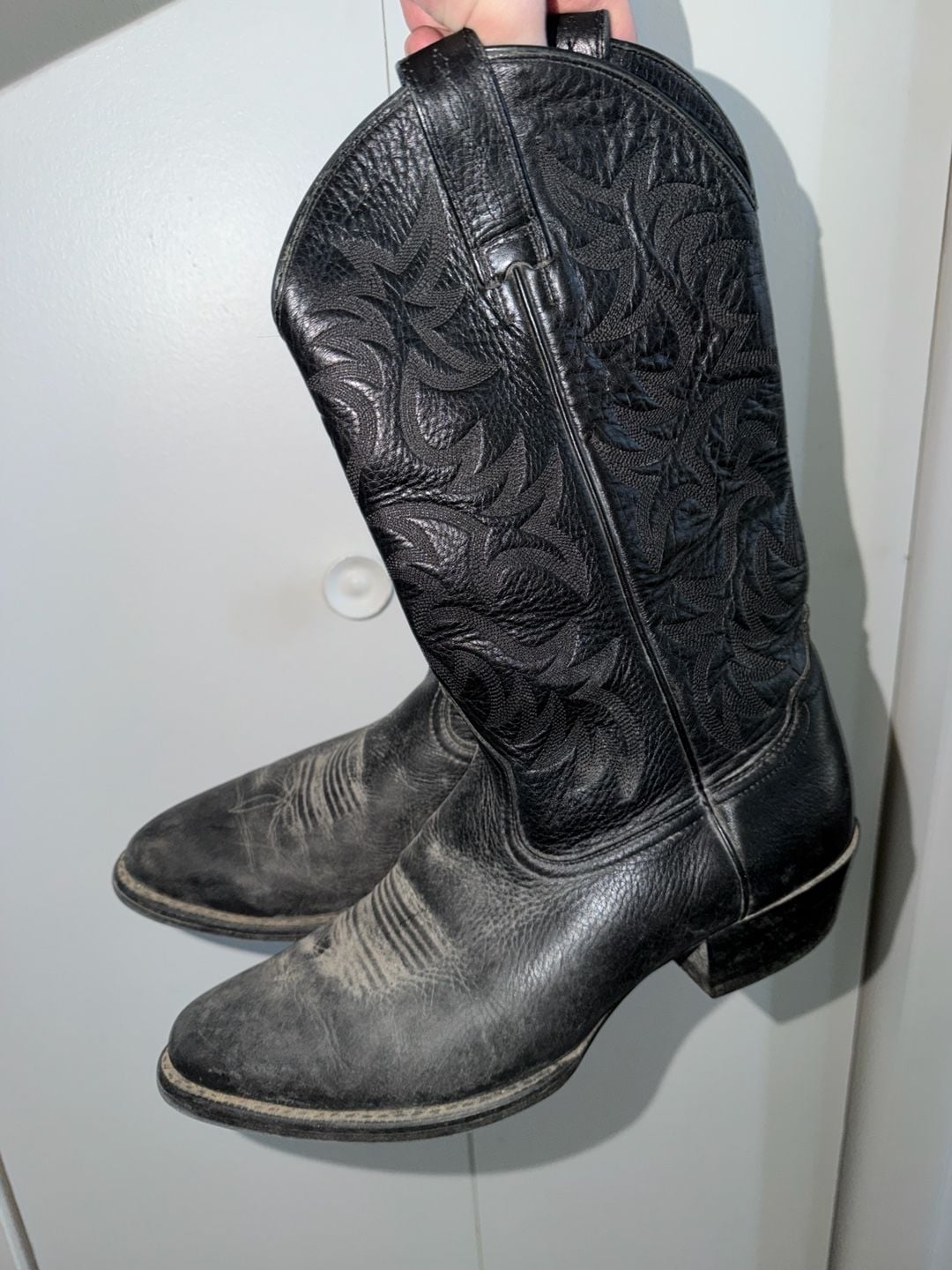 Ariat Heritage Western Boots Black Leather 2