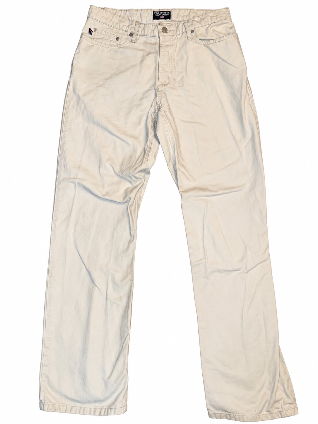 Polo Jeans Co. Ralph Lauren Cotton Pants Cream 2