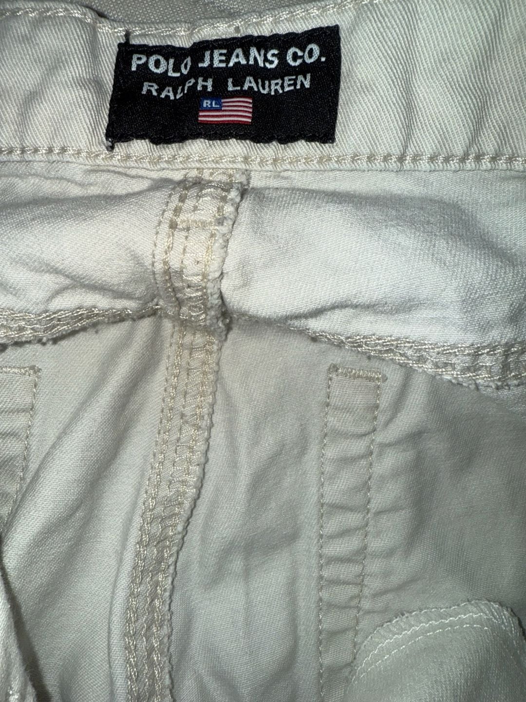 Polo Jeans Co. Ralph Lauren Cotton Pants Cream 5