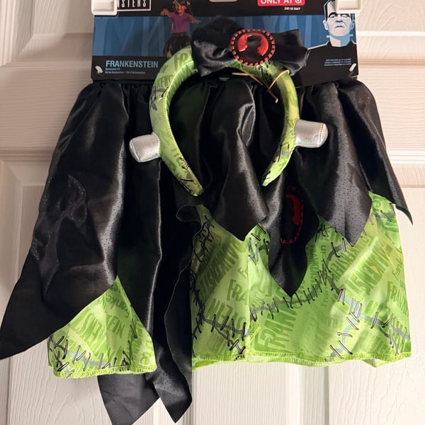 Universal Monsters Frankenstein Costume Accessory Kit Size 4+ Tutu Headband