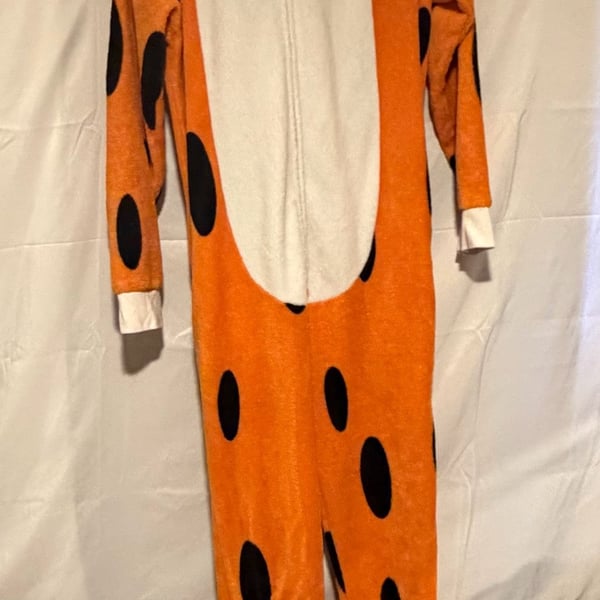 Cheetos Chester Cheetah Fleece Union Suit Costume Pajamas