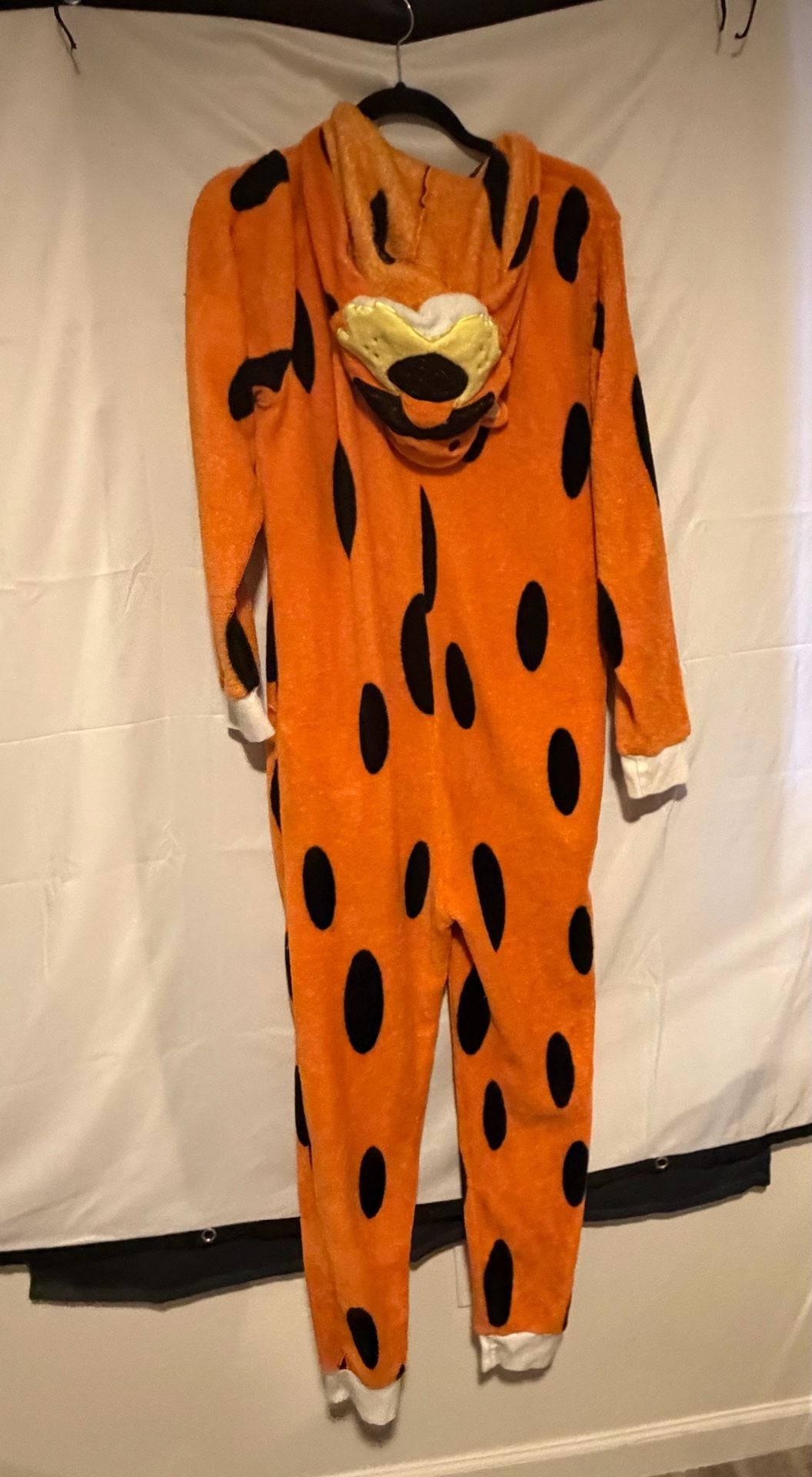 Cheetos Chester Cheetah Fleece Union Suit Costume Pajamas 8