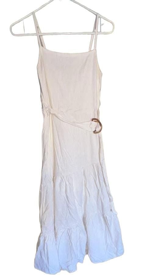 Billabong Island Spirit Maxi Dress Size M White 2
