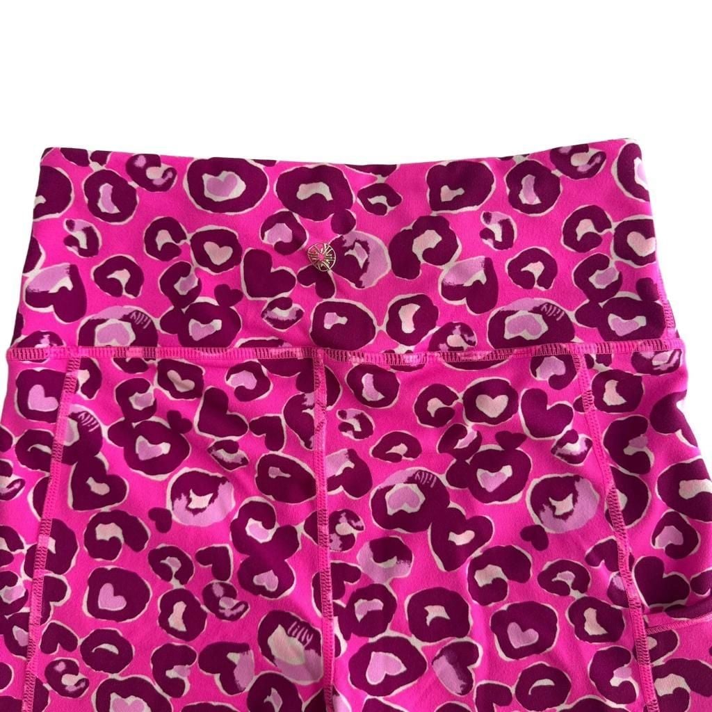 Lilly Pulitzer Weekender High Rise Crop Legging Size S don’t be a cheetah 6