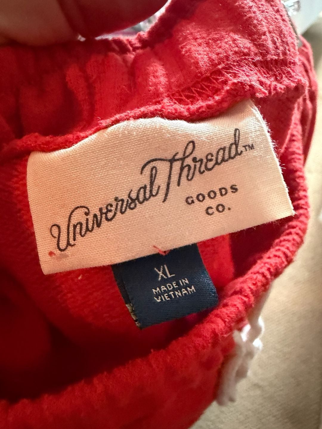 Universal Thread Two Piece Set Size L Red Lounge Set 7