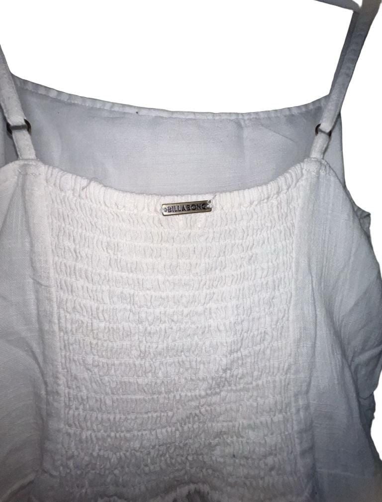 Billabong Island Spirit Maxi Dress Size M White 5