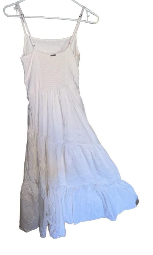 Billabong Island Spirit Maxi Dress Size M White 4