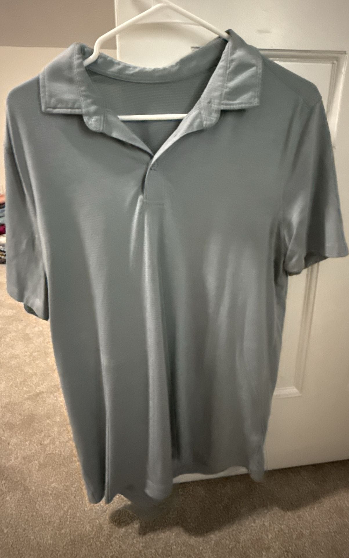 Lululemon Evolution Polo Shirt Gray Performance Golf 2