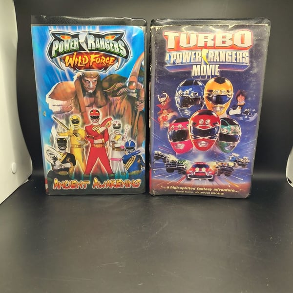 Power Rangers Wild Force Ancient Awakening VHS Clamshell Lot of 2