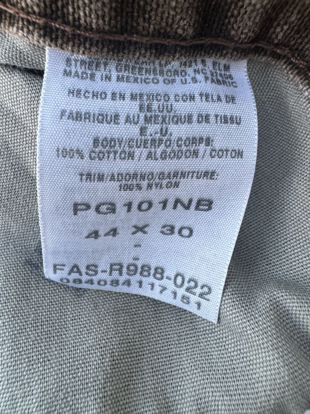Wrangler Pro Gear Upland Hunting Pants 44x30 Brown Cotton 5