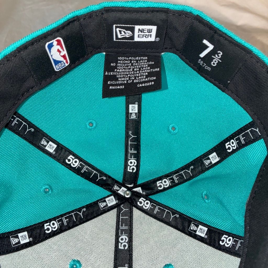 New Era San Antonio Spurs 75th Anniversary Teal 59FIFTY Fitted Hat 9