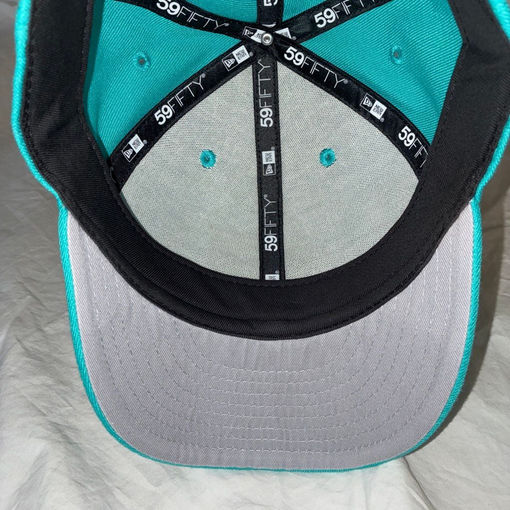 New Era San Antonio Spurs 75th Anniversary Teal 59FIFTY Fitted Hat 10