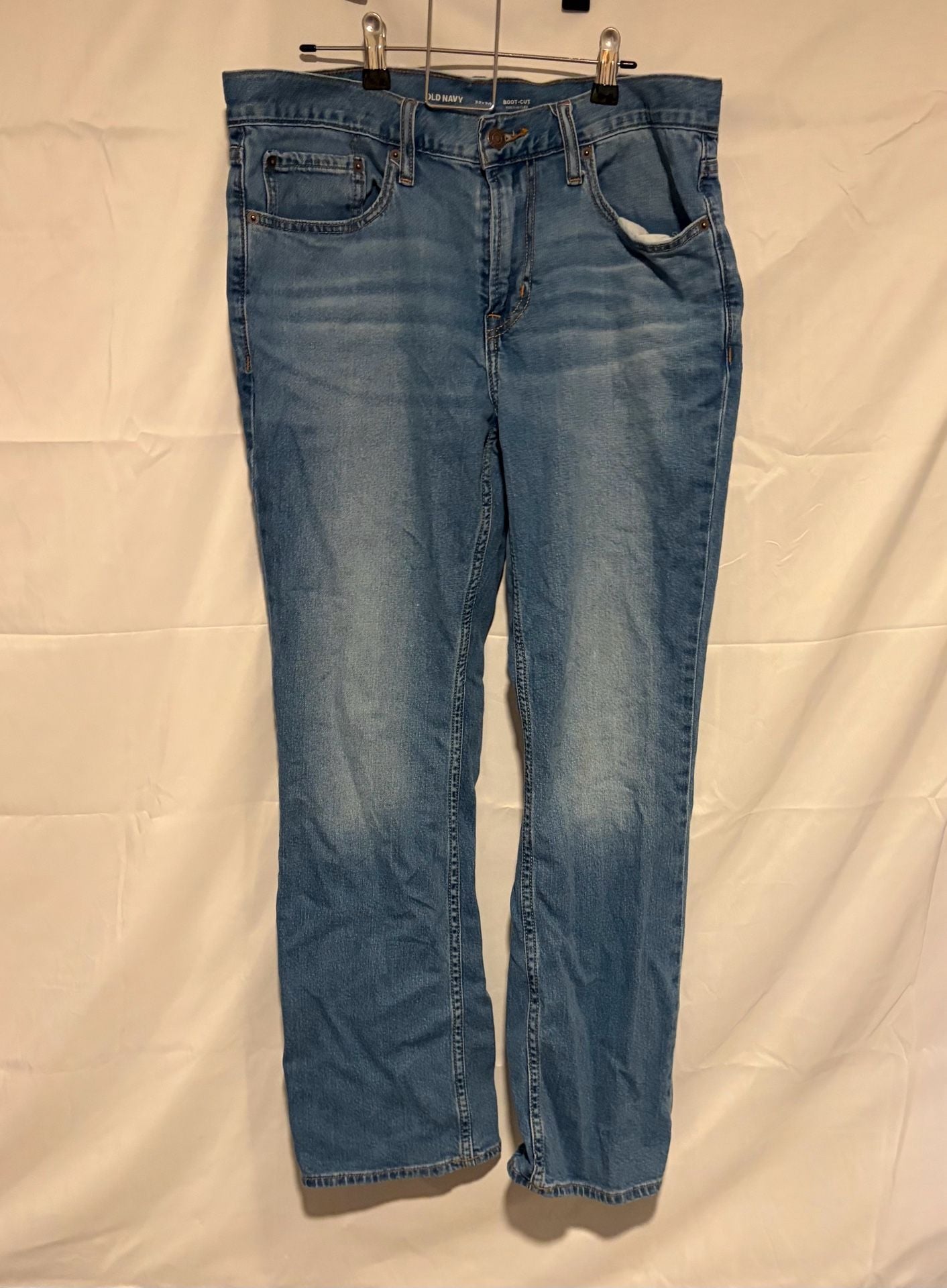 Old Navy Boot-Cut Built-In Flex Jeans Size 32x30 Light Blue Denim 2