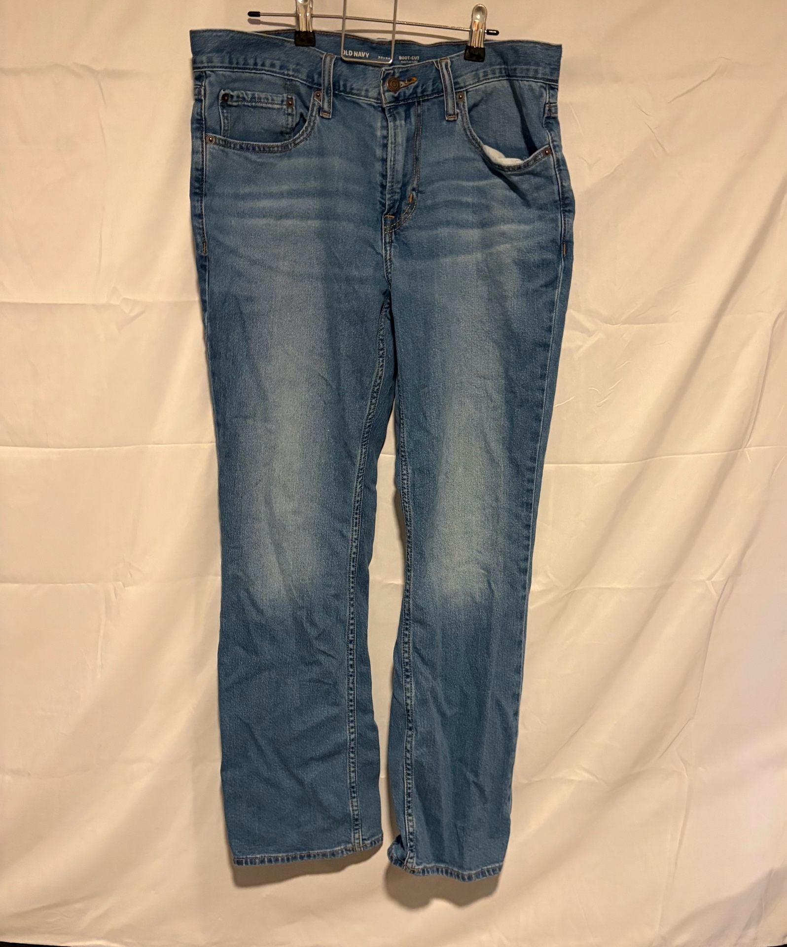 Old Navy Boot-Cut Built-In Flex Jeans Size 32x30 Light Blue Denim 3