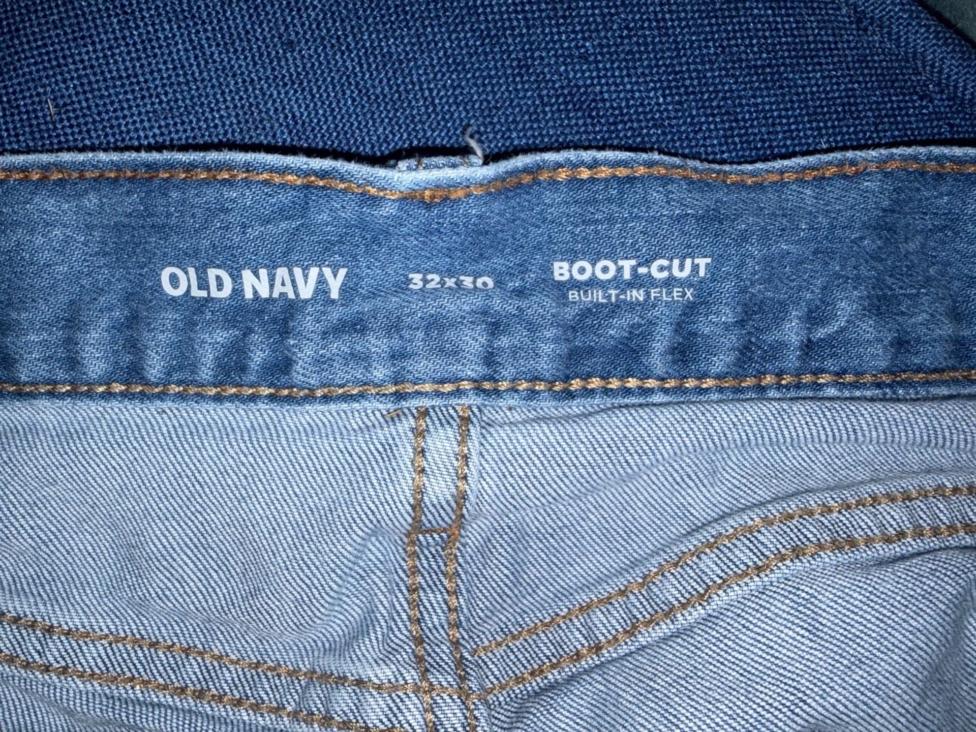 Old Navy Boot-Cut Built-In Flex Jeans Size 32x30 Light Blue Denim 4