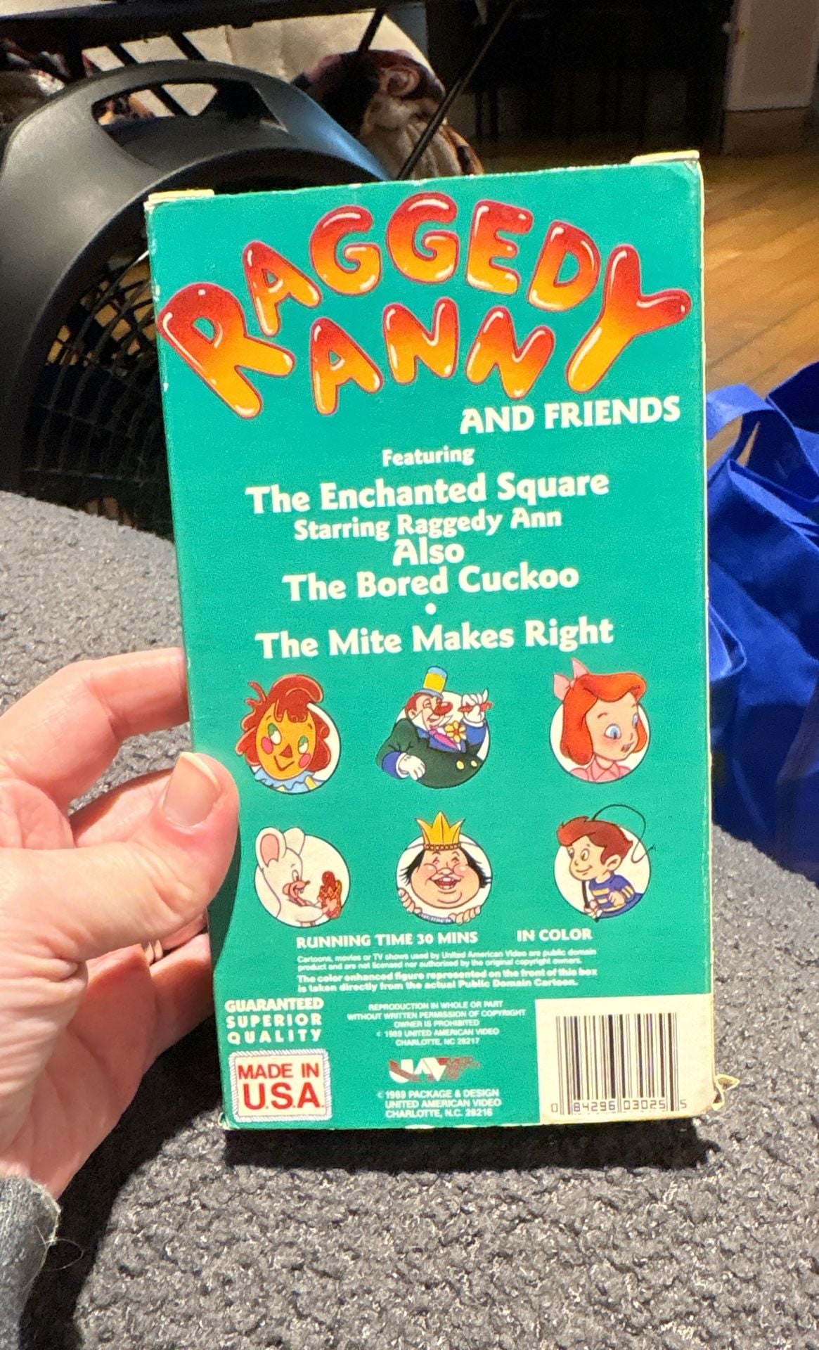 Antique Raggedy Ann and Andy V C R Tape 2