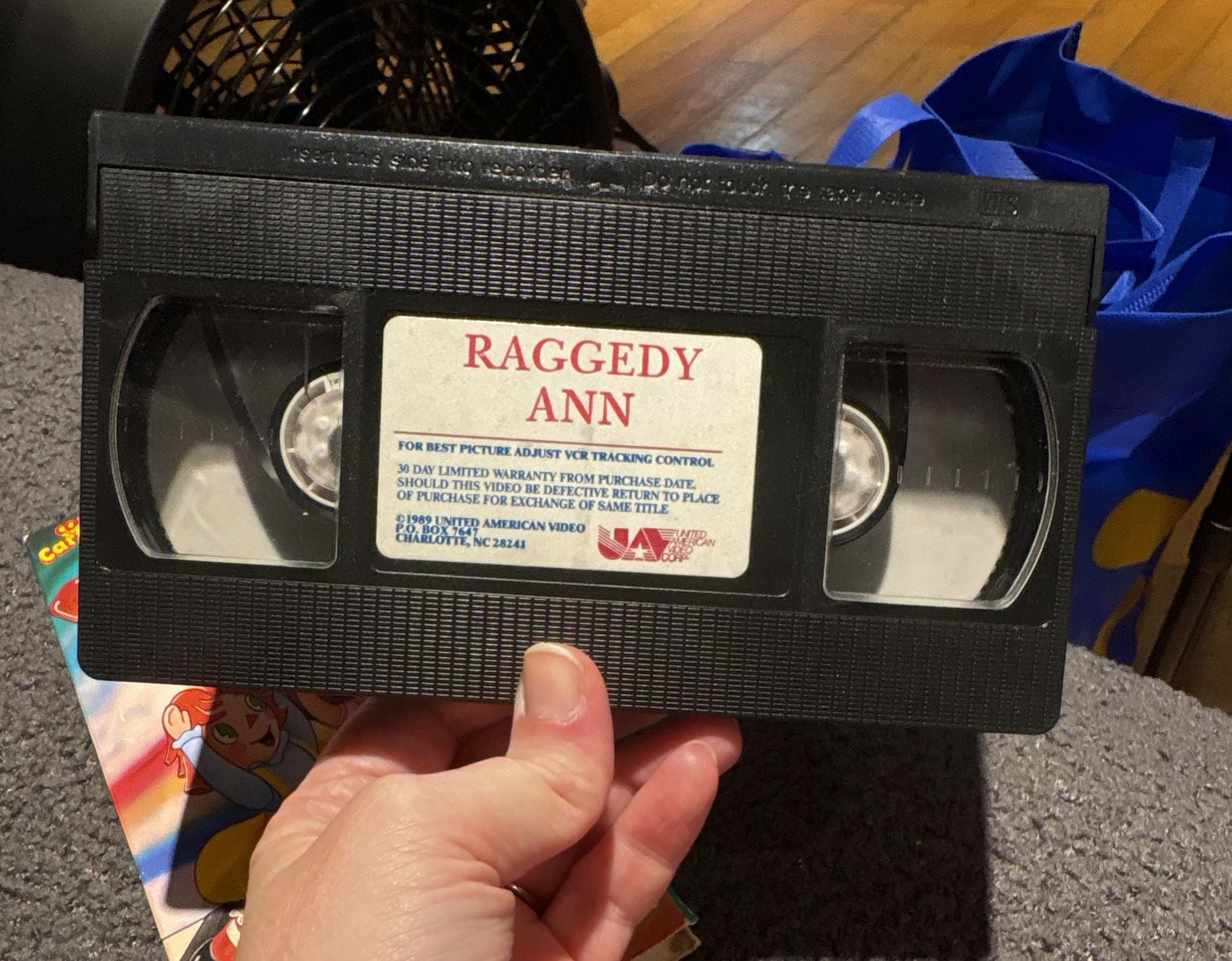 Antique Raggedy Ann and Andy V C R Tape 3
