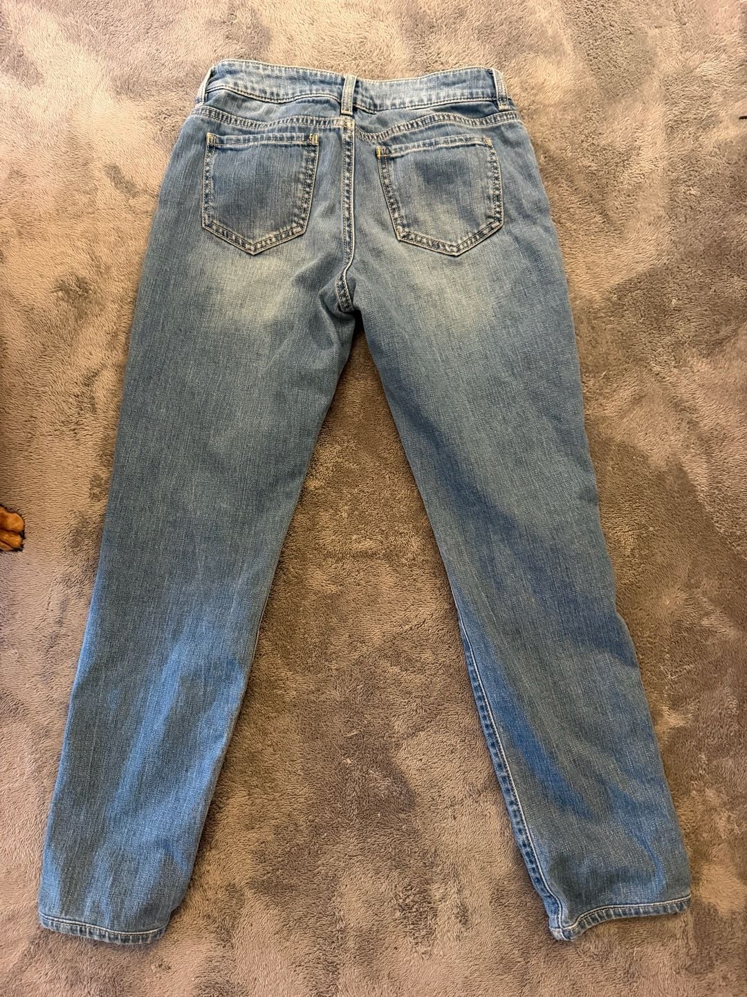 Brooks Brothers Red Fleece Jeans Size 0 Light Wash Denim Slim Fit 5