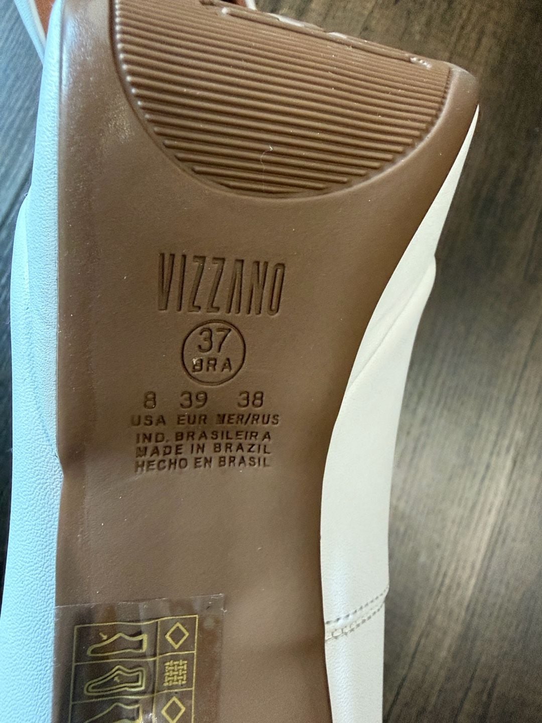 Vizzano White Peep Toe Platform High Heels Women’s Size 8 – New Without Box 10